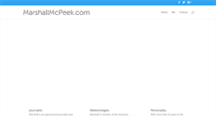 Desktop Screenshot of marshallmcpeek.com